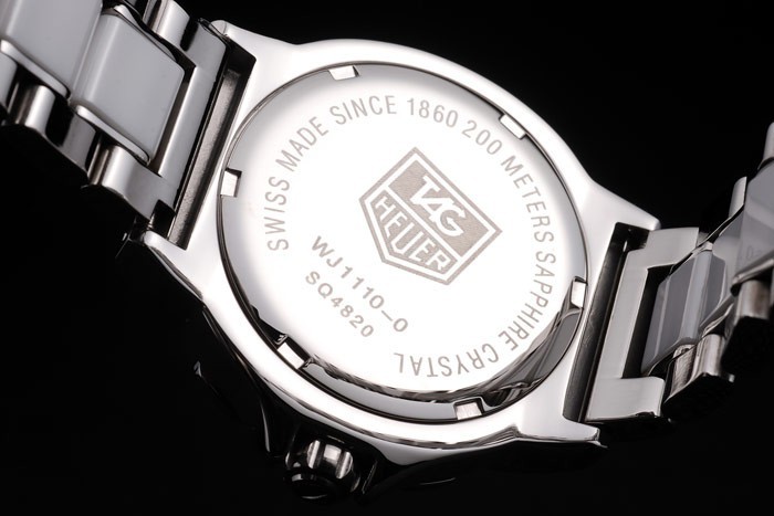 a nombre de principio Villano Tag Heuer Formula 1 Cerámica blanca Dial bisel blanco – replicas exactas  relojes